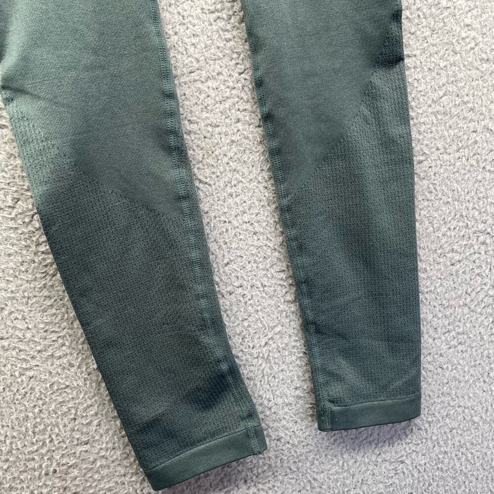 P'TULA Leggings XS Green Seamless High Rise Cropped Athleisure Workout Shaping - Picture 3 of 9